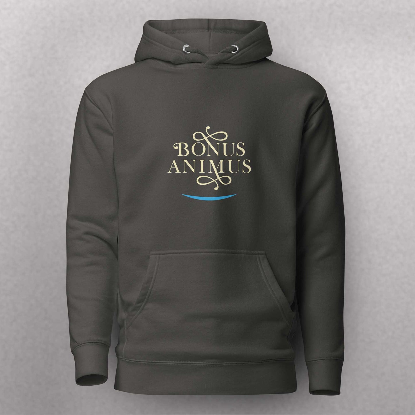 Unisex - Kapuzenpullover "Bonus Animus" für gute Laune - BONANI Design Unisex Hoodie Kaputzenpullover