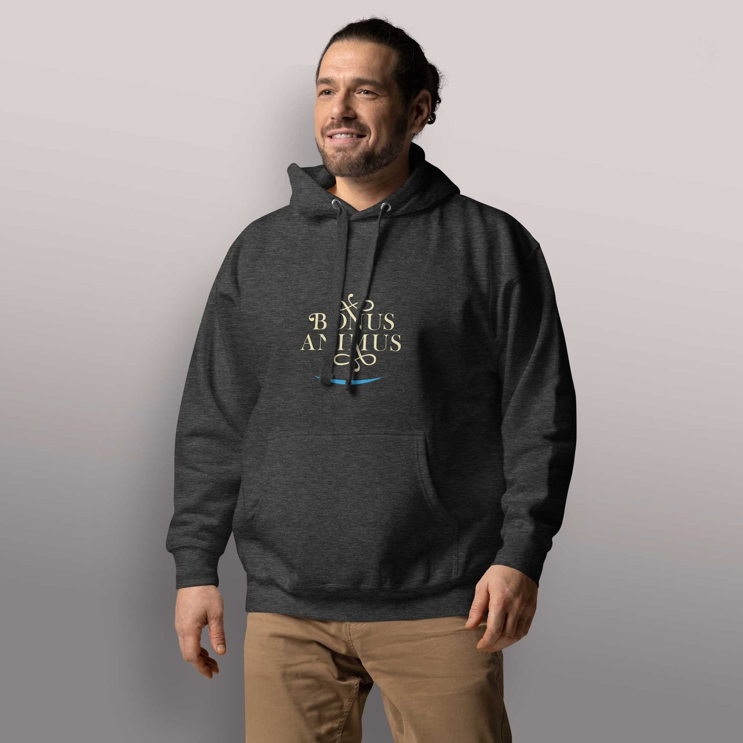 Unisex - Kapuzenpullover "Bonus Animus" für gute Laune - BONANI Design Unisex Hoodie Kaputzenpullover