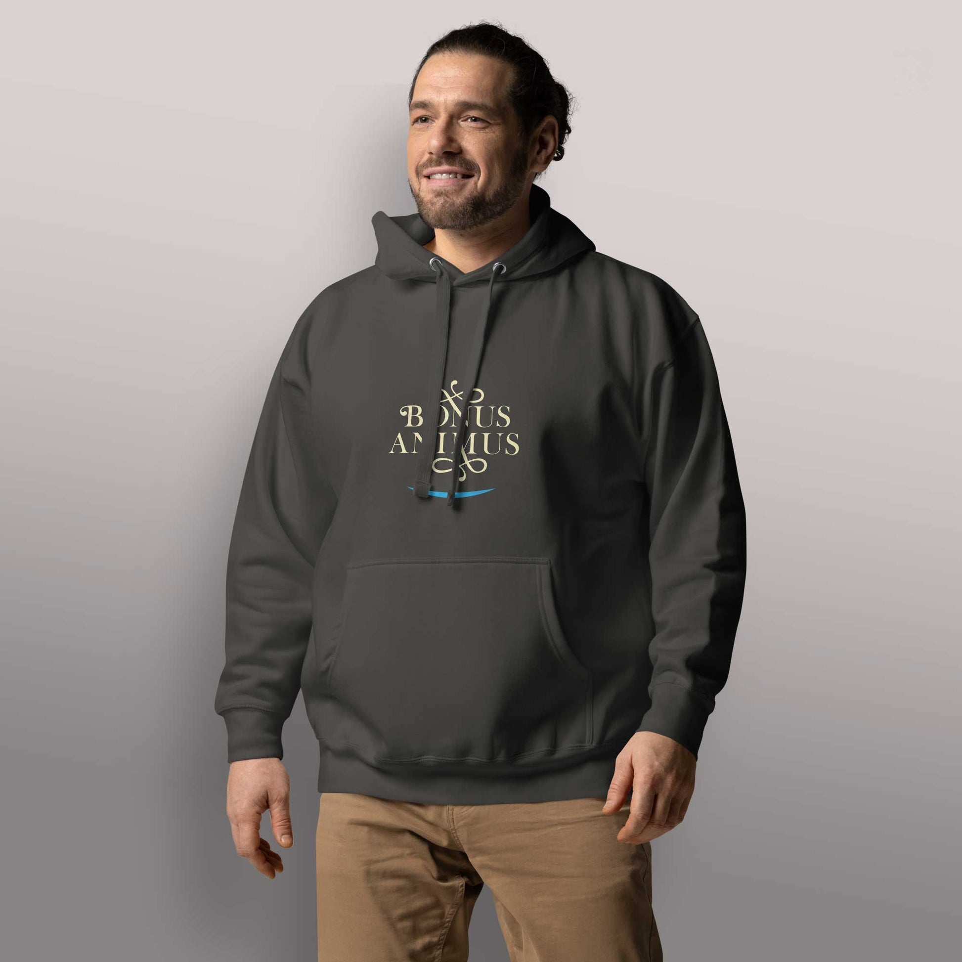 Unisex - Kapuzenpullover "Bonus Animus" für gute Laune - BONANI Design Unisex Hoodie Kaputzenpullover