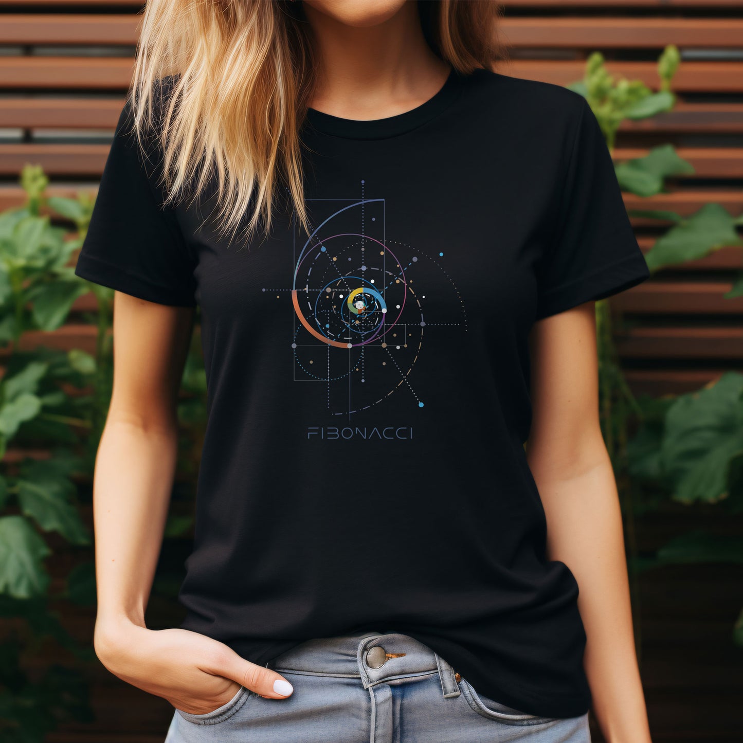 Unisex T-Shirt "Fibonacci", die magische Formel aus der heiligen Geometrie