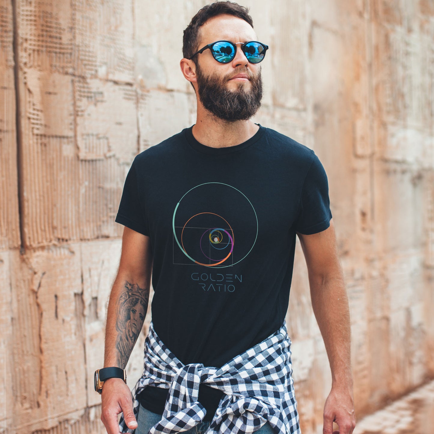 Unisex T-Shirt mit der Magie des goldenen Schnitts