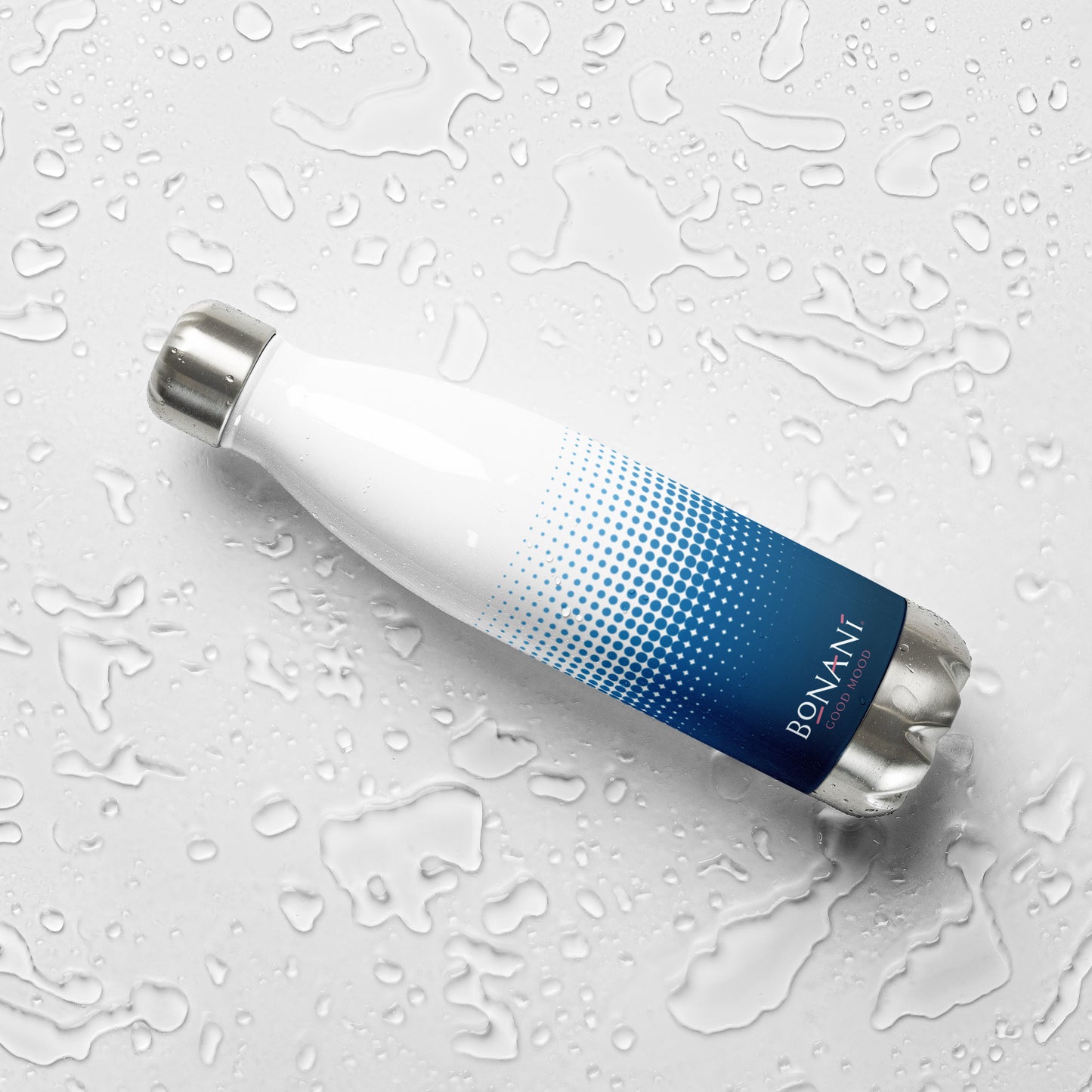 Edelstahl Thermosflasche "cool blue"