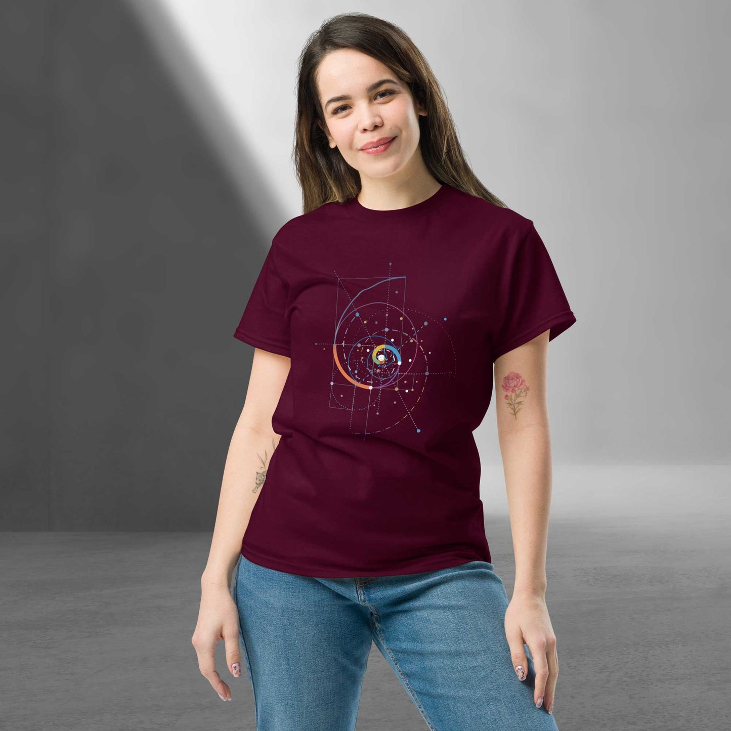 Unisex T-Shirt "Fibonacci", aus der heiligen Geometrie - BONANI Design