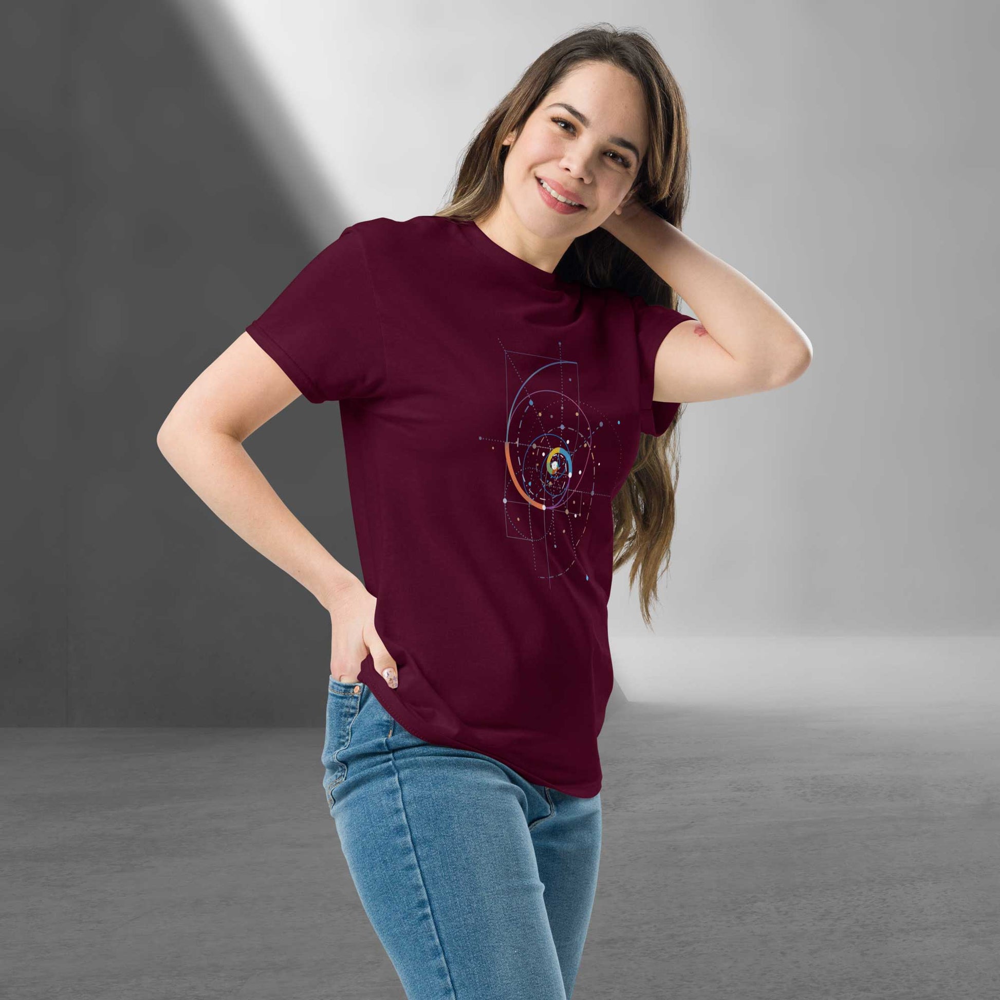 Unisex T-Shirt "Fibonacci", aus der heiligen Geometrie - BONANI Design