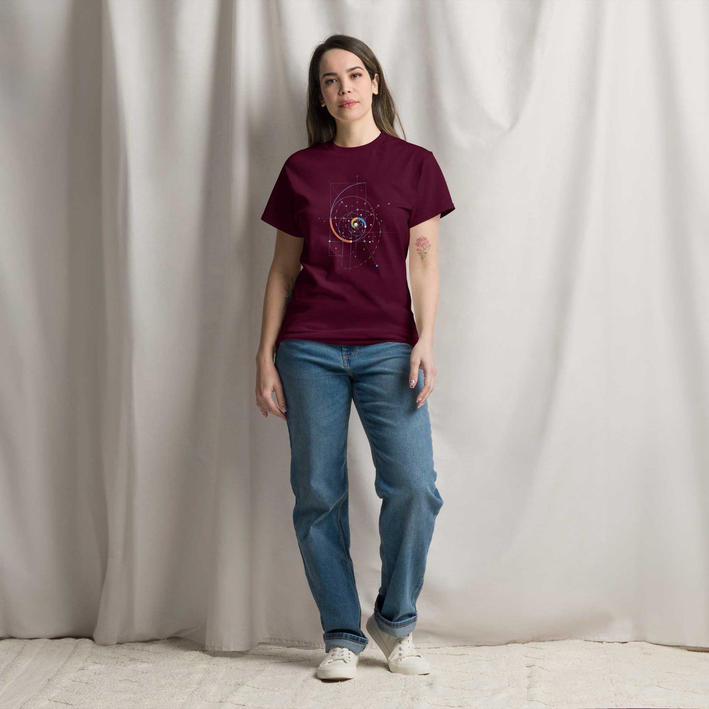Unisex T-Shirt "Fibonacci", aus der heiligen Geometrie - BONANI Design