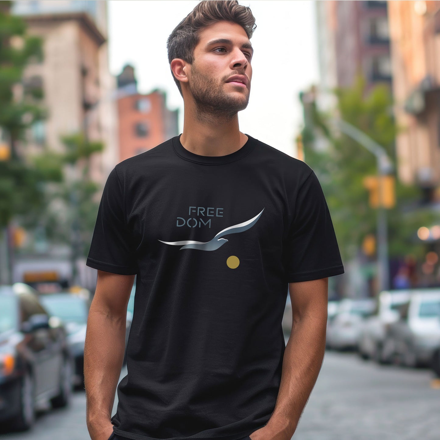 Unisex T-Shirt FREEDOM - selbstbestimmt Leben