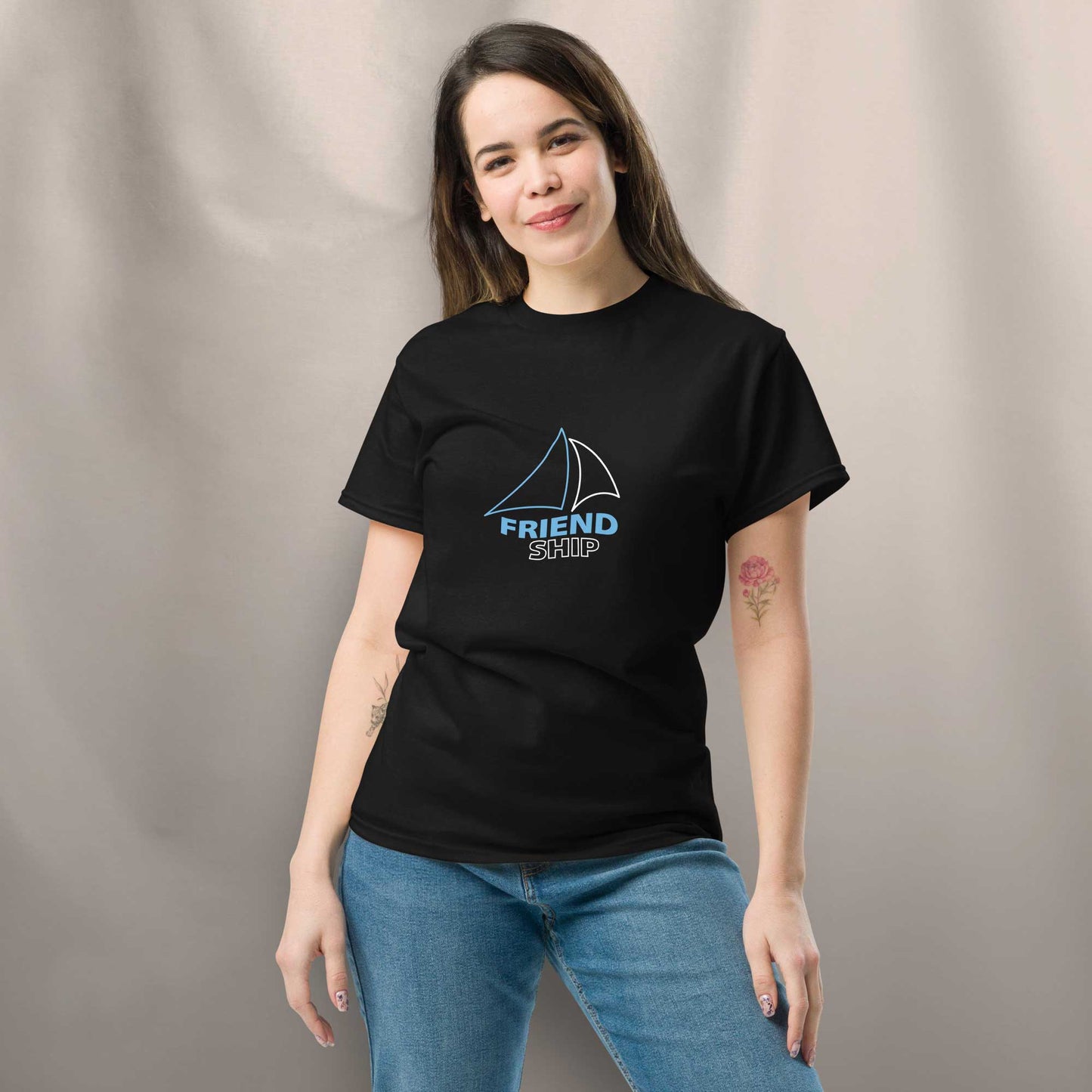 Heavyweight Unisex T-Shirt "FriendShip" - BONANI Design T-Shirt