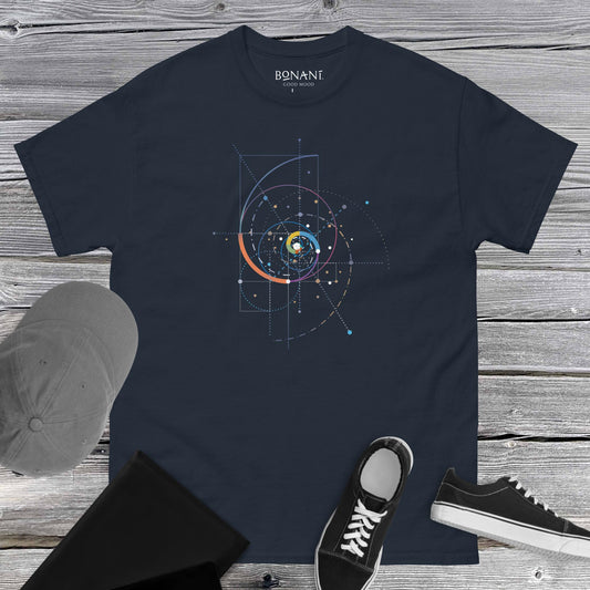 Unisex T-Shirt "Fibonacci", aus der heiligen Geometrie - BONANI Design